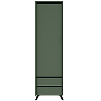 Пенал Лаундж REG1D2S Зелений димчастий/чорний Гербор (Gerbor) Україна